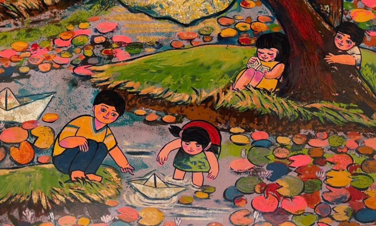 Nhà cái không chặn và ký ức tuổi thơ trong tranh sơn mài của Tú Quyên - hình ảnh - betokfun.com Nhà cái không chặn và ký ức tuổi thơ trong tranh sơn mài của Tú Quyên - hình ảnh - betokfun.com