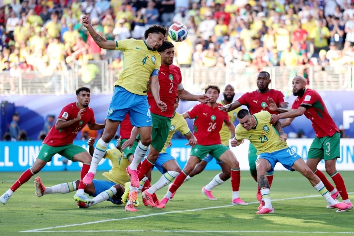 OKFUN chính thức: Brazil hòa kịch tính Morocco nhờ siêu phẩm Vinicius Junior - hình ảnh - betokfun.com